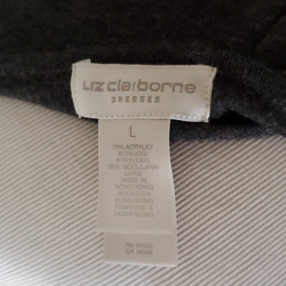 Liz Claiborne's tank dress in charcoal - Picture 2 of 3